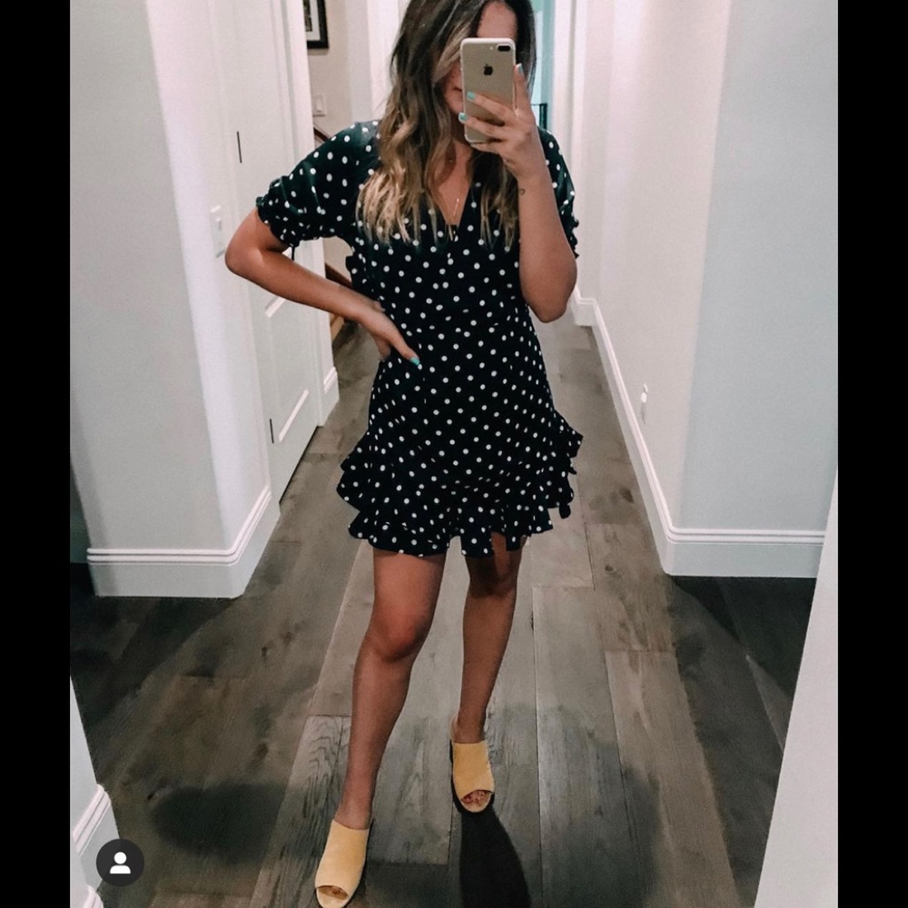 Angel Biba Blue Polka Dot Dress - Picture 13 of 13